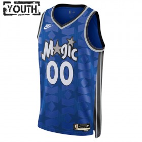 Canotte Bambino Orlando Magic Personalizzate Nike 2023-24 Classic Edition Blu Swingman
